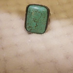 Teal fashion ring